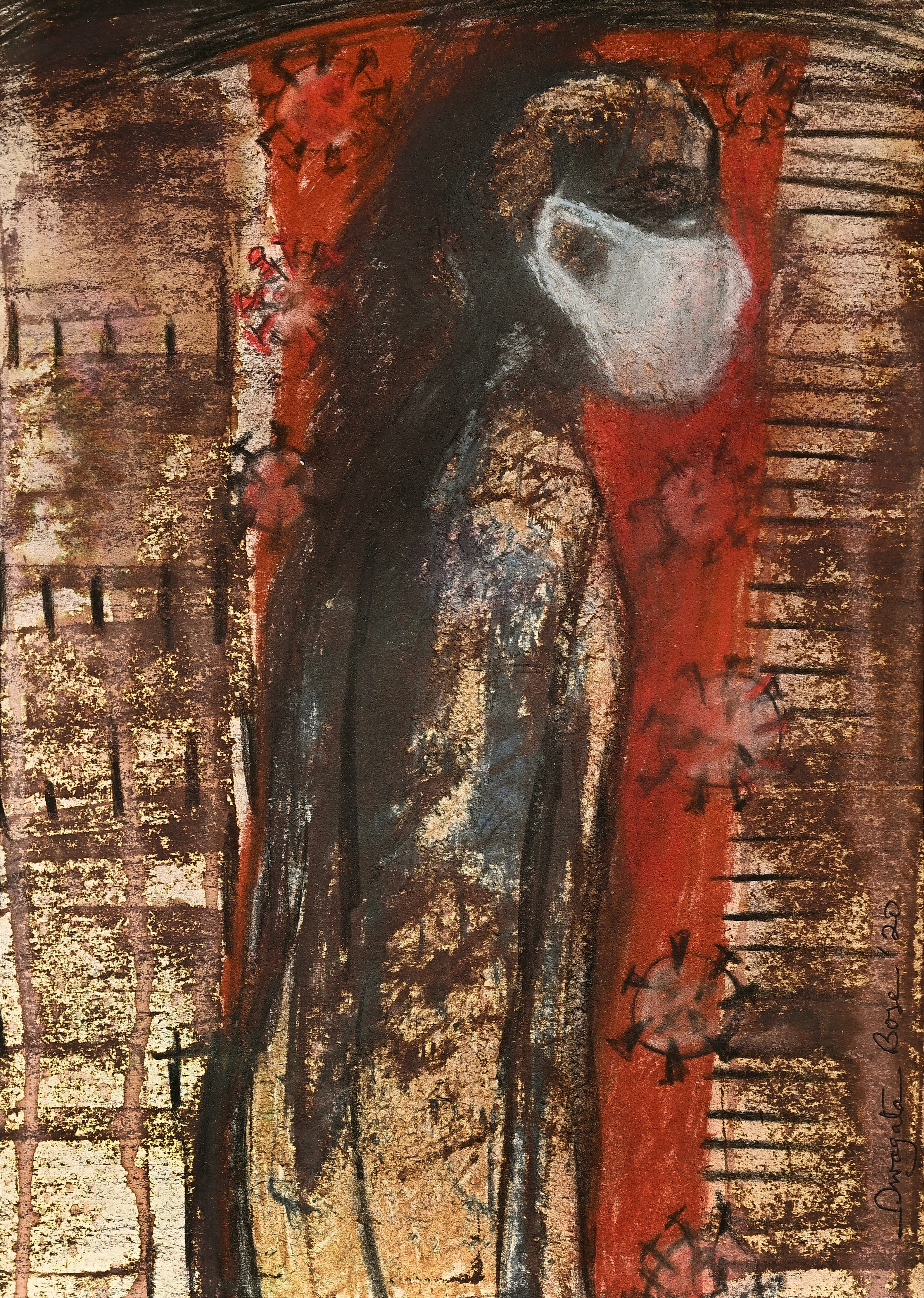 Figurative painting by Swagata Bose